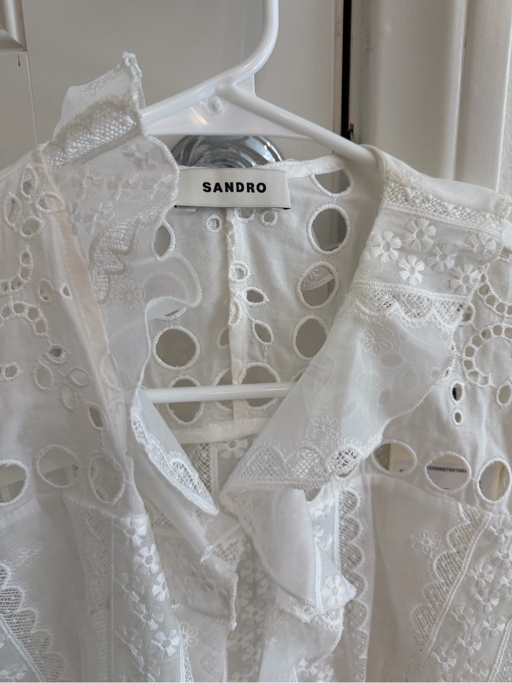 Sandro Sahar Lace Top Size Medium - Picture 3 of 5